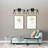 Retro Industrial Wall Sconce Lighting With Wire Cage Design, 3-Light Vanity Fixture For Bathroom, Living Room, Bedroom, Hallway, And Kitchen