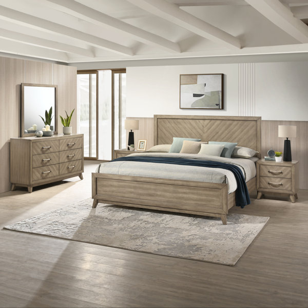 Light Wood Bedroom Sets You'll Love | Wayfair