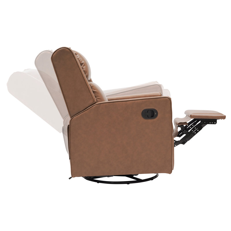 Manual Rocking Recliner-270 Swivel And USB And USB-C Charging Ports
