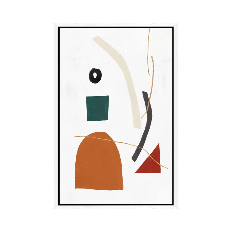 Precision II - Print on Canvas, White Framed, 152.5 cm H x 101.5 cm W