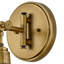 Arti Medium Adjustable Swing Arm Wall Sconce with On/Off Switch