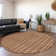 Premium Machine Washable Prisco Terracotta Rug