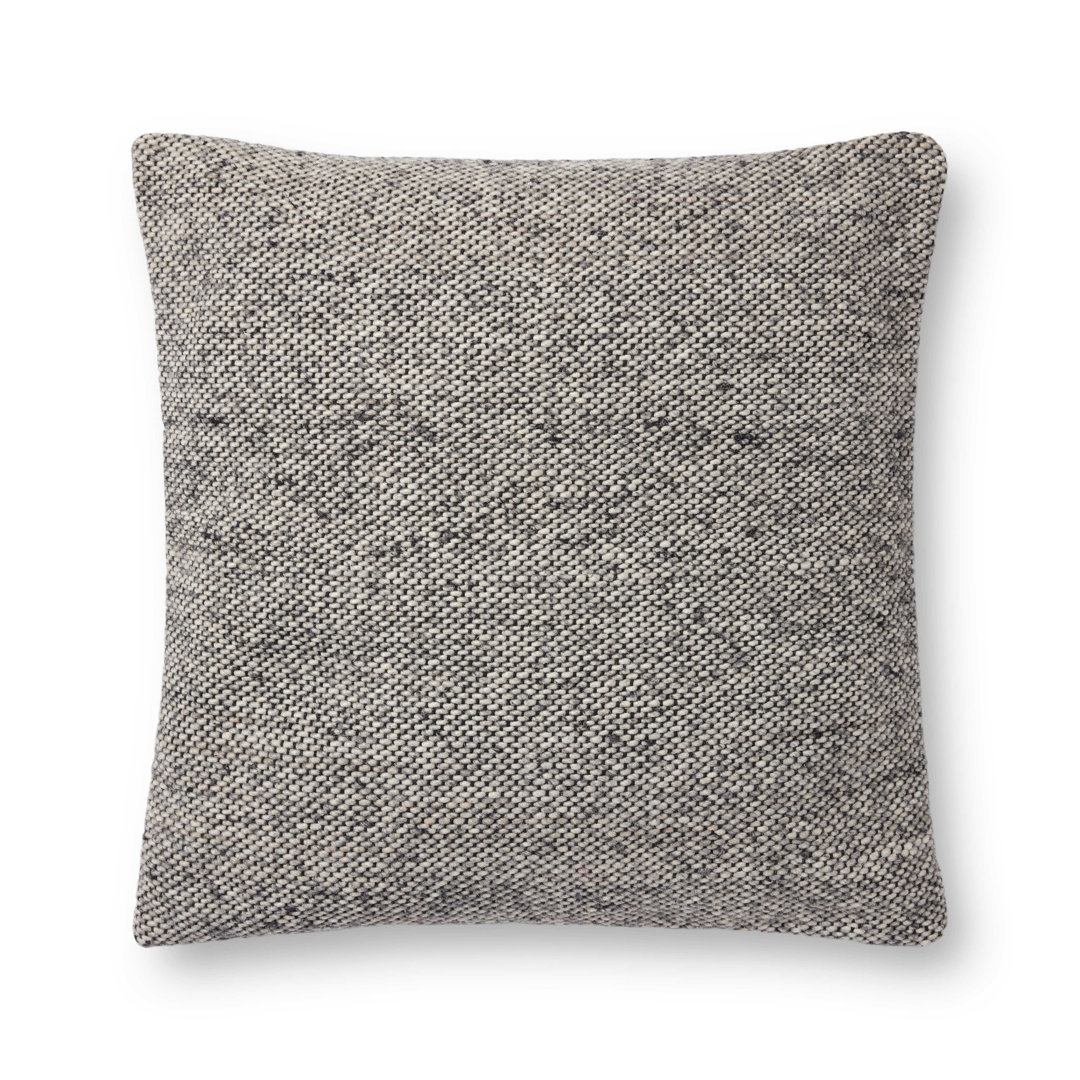 Amber Lewis x Loloi Claudette Charcoal / Grey Pillow Amber Lewis x Loloi