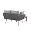 120cm Wide Curved Steel Patio Daybed-1845047404