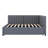 Full Size Upholstered Daybed with Trundle Sofa Bed Frame-1595724518