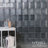 Ardor Linear 4.7 in. x 9.7 in. 3D Fluted Metallic Porcelain Subway Wall Tile (6.32 Sq. Ft. / Case)-61797725