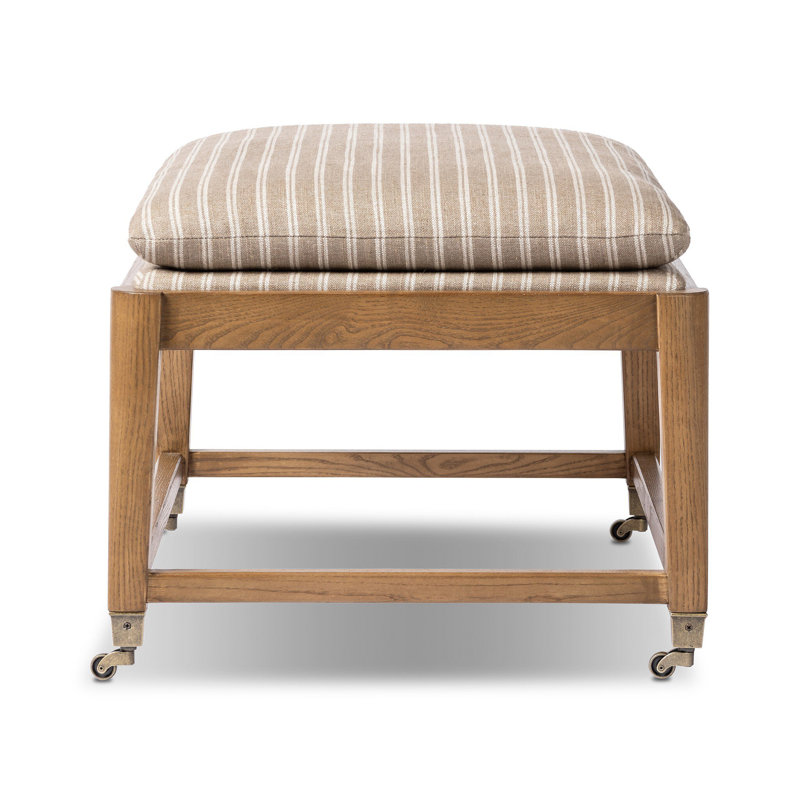 Eleanor Upholstered Stool, Rodin Sand