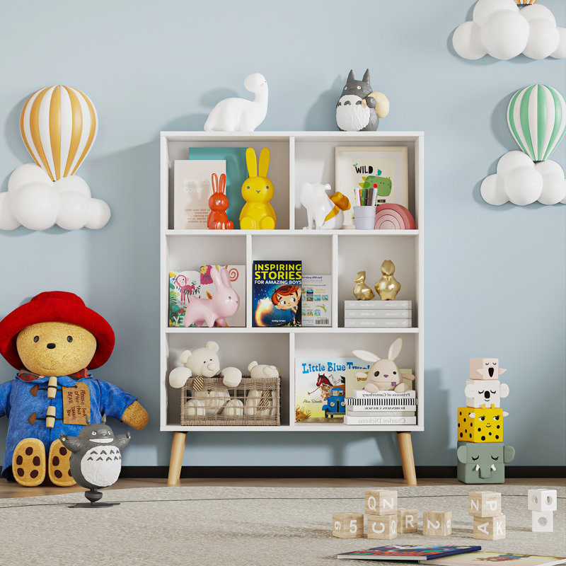 Bibliothèque standard Adisyn Isabelle & Max ™, H 42,5 po x l 39,4 po x P 9,4 po, Blanc français