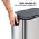 14.5 Gallons Stainless Steel Garbage Bin Motion Sensor Trash Can With Lid