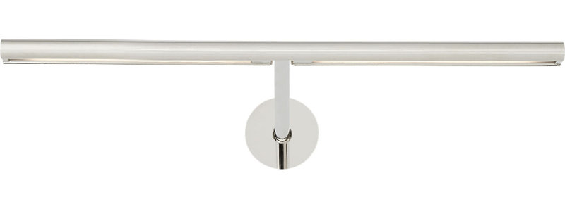 Plural Dome Picture Light, 0.5" H x 12" W x 8.9" D, Polished Nickel, 9.9