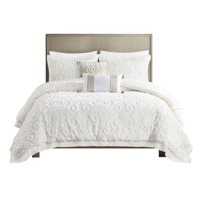 Housse de couette très grand, 100% coton avec housse de qualité chenille envoûtante, décoration captivante