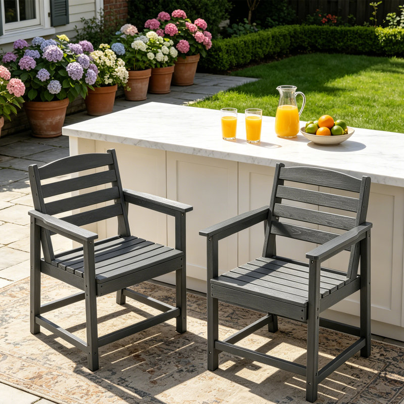 Chaise de patio, Gris