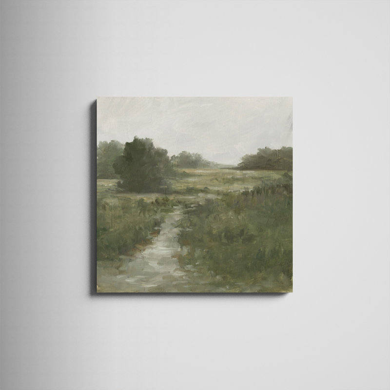 «Tranquil Fen I» par Ethan Harper, impression sur toile, H 30 po x l 30 po, Non, Toile tendue