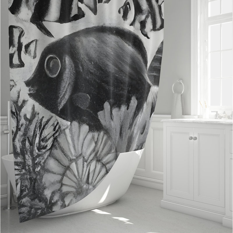 Wallburg Shower Curtain, 93" H x 70" W