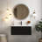 36“ Wall Mounted Floating Bathroom Vanity With White Ceramic Sink