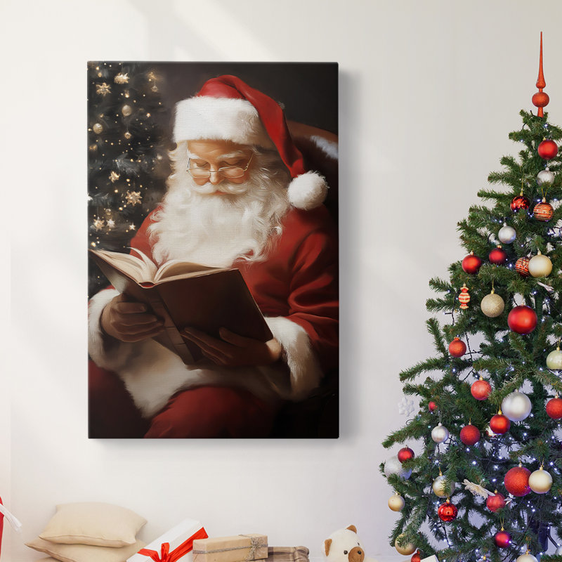 Art des Fêtes de Noël - Toile tendue avec châssis - Série 2-XLVI, H 48 po x l 32 po