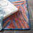 Afeez Floral Blue/Rust Indoor / Outdoor Area Indoor/Outdoor Area Rug-1169229146