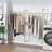 Joshoua 80.7'' Metal Wall Mounted Clothes Rack