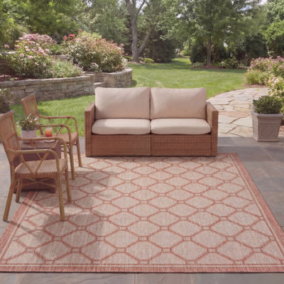 Tapis intérieur / extérieur à motif géométrique Sayde Performance