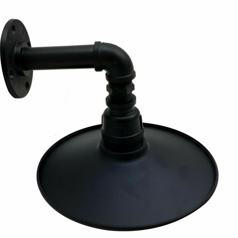 Horence Armed Sconce, Black/Gold