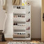 Armoire de rangement domestique à 4 seaux avec porte miroir