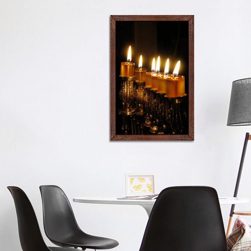 1 Piece Wall Art on Canvas, 101.6 cm H x 66.04 cm W, Brown Framed