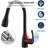 Single Handle High Arc Matte Black Pull Out Kitchen Sink Faucet With 4 Spraying Modes,Single Level Stainless Steel With Pull Down Sprayer-128500620