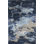 Hand-Knotted High-Quality Dark Blue and Light Blue Area Rug