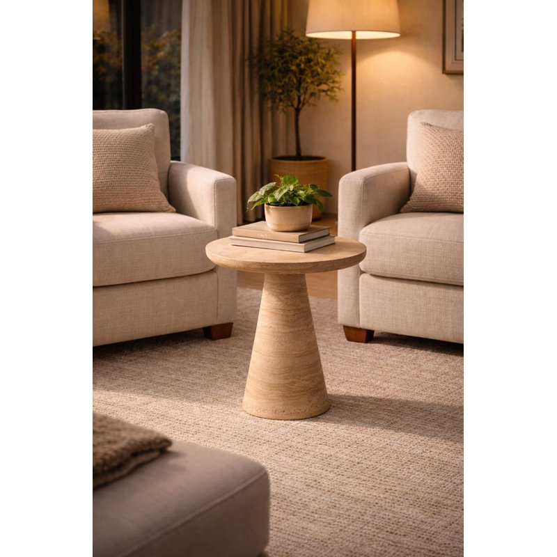 Table d'appoint Travertine