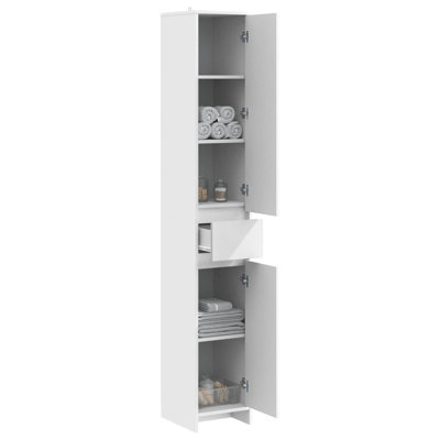 Engineered Wood Linen Cabinet