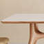 Table de salle à manger moderne et simple en bois de frêne durable-107385395