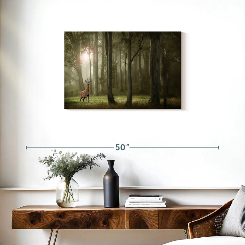 Brampt French Forest Deer, 20" H x 30" W