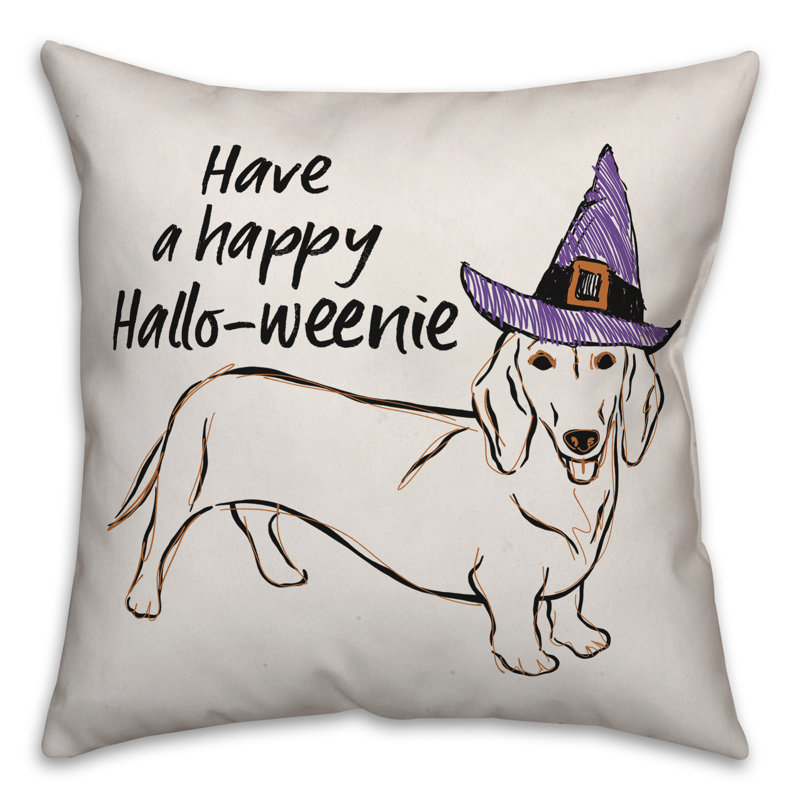  Coussin décoratif «Have a Happy Hallo-Weenie»