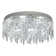 Retsof 1 - Light Crystal LED Chandelier