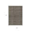 Tapis intérieur lavable rayé taupe 5 pi x 8 pi