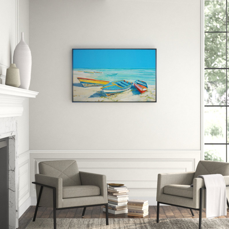 Fisherman's Cove Print by Lawrence Behunek