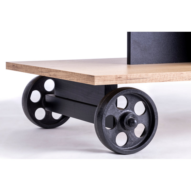Lever Wheel Coffee Table