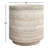 Totka Faux Travertine Round End Table