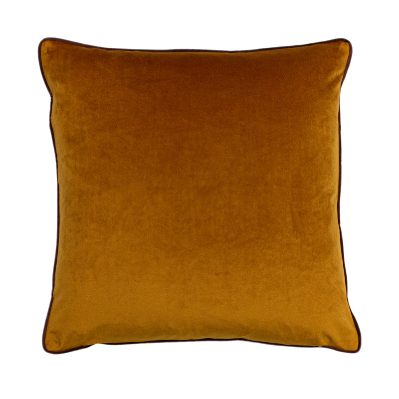 Square Cushion, Pumpkin