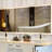 Oversized Led Bathroom Mirror 72X32 Inch, 3 Color Options, Waterproof, Aluminum Frame, Wall Mounted, For Bedroom Living Room, Silver Inch Bathroom, Settings,