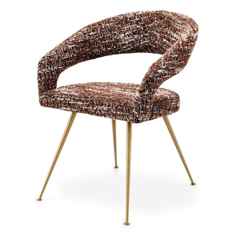 Dining Chair Bravo Boucle Sonata Red