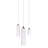 Ardrie 3 - Light Nickel LED Cluster Pendant