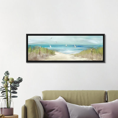 « beachlong oiseaux » par aimee wilson, impression sur toile tendue