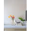 Vase en céramique émaillé blanc de 8,5 pouces Rosecliff Heights