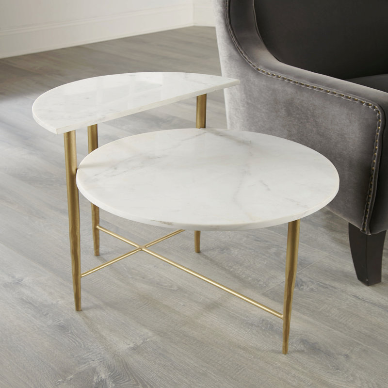 Table de bout en marbre