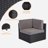 Jaiah 6 - Person Patio Conversation Set with Cushions-1974871361
