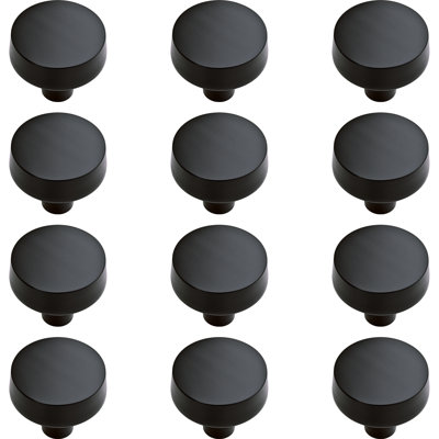 Soft Modern 1 3/8" Diameter Round Knob