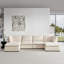 Canapé modulaire avec repose-pieds Donoghue