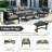 Multi-Person Outdoor Steel Sofa Set-819068588