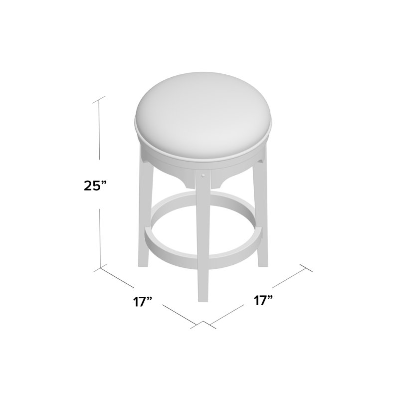 Hexham Swivel Upholstered Counter Stool